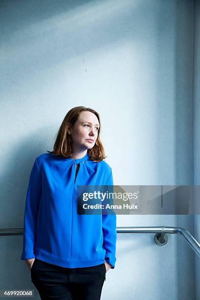 Writer Paula Hawkins is photographed for the New York Times on January 27, 2015 in London, England.