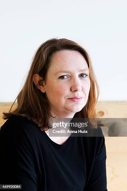 Writer Paula Hawkins is photographed for the New York Times on January 27, 2015 in London, England.