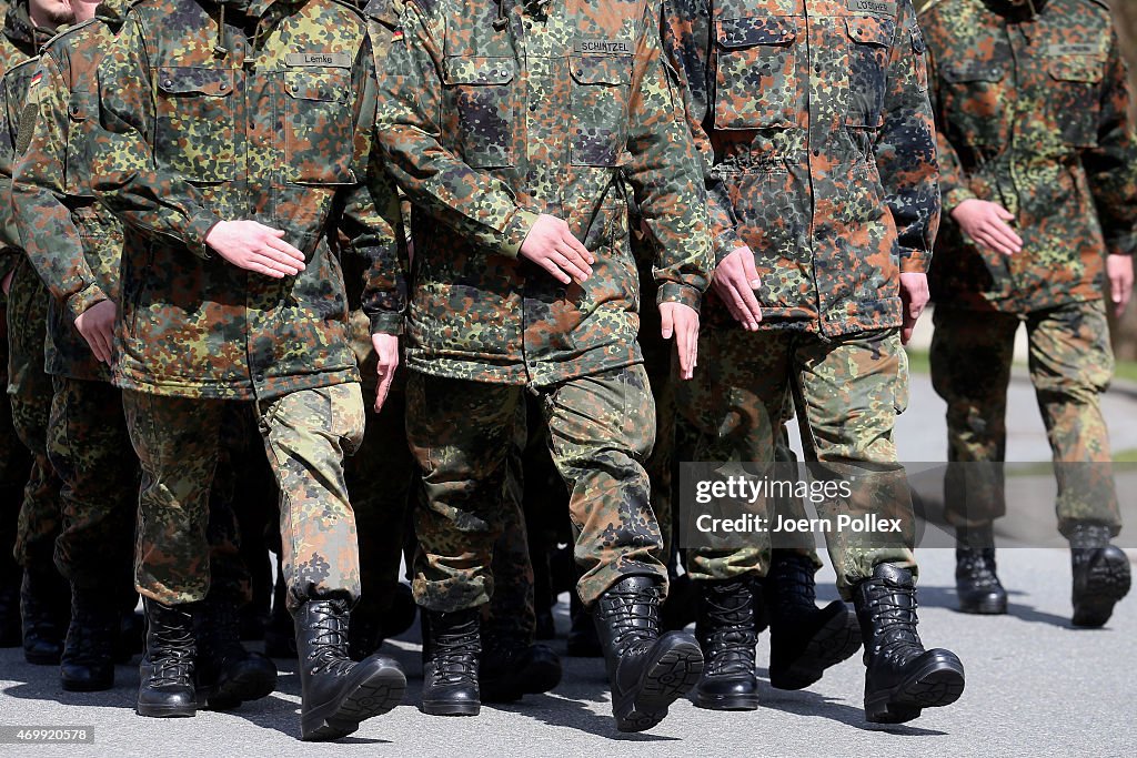 Von der Leyen Visits Naval School At Ploen