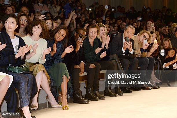 Guey Lun-Mei, Felicity Jones, Naomie Harris, Tinie Tempah, Harry Styles, Alison Mosshart, Mario Testino, Jamie Campbell Bower and Angelababy attend...