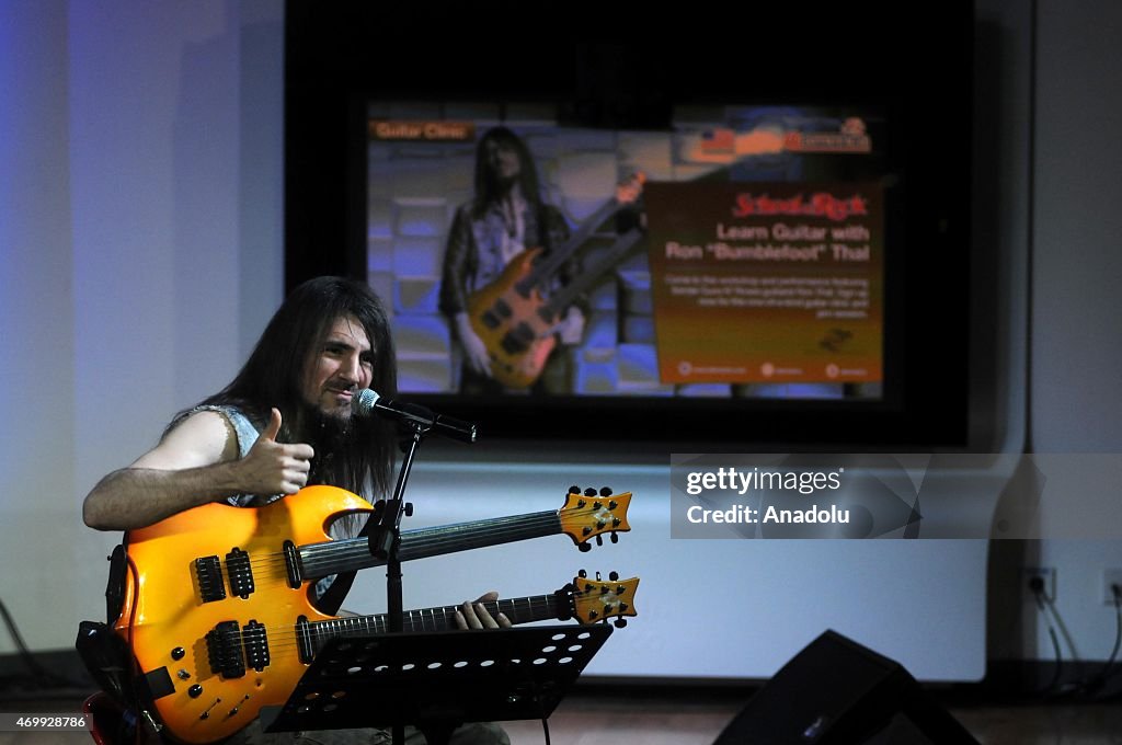 Ron "Bumblefoot" Thal performs in Indonesia