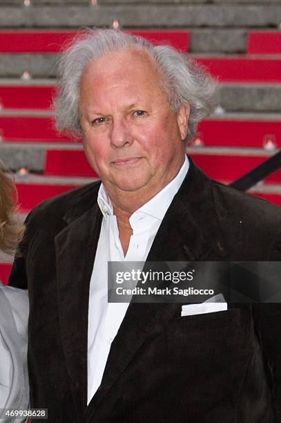 Editor-in-Chief of Vanity Fair Graydon Carter attends the Tribeca Film Festival's Vanity Fair Party at State Supreme Courthouse on April 14, 2015 in...