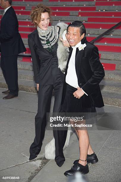 Fashion Designer Zang Toi attends the Tribeca Film Festival's Vanity Fair Party at State Supreme Courthouse on April 14, 2015 in New York City.