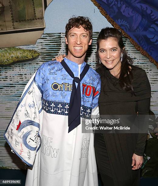 Ron Todorowski and Diane Paulus during the Broadway Opening Night Performance Actors' Equity Gypsy Robe Ceremony in honor of Ron Todorowski from...