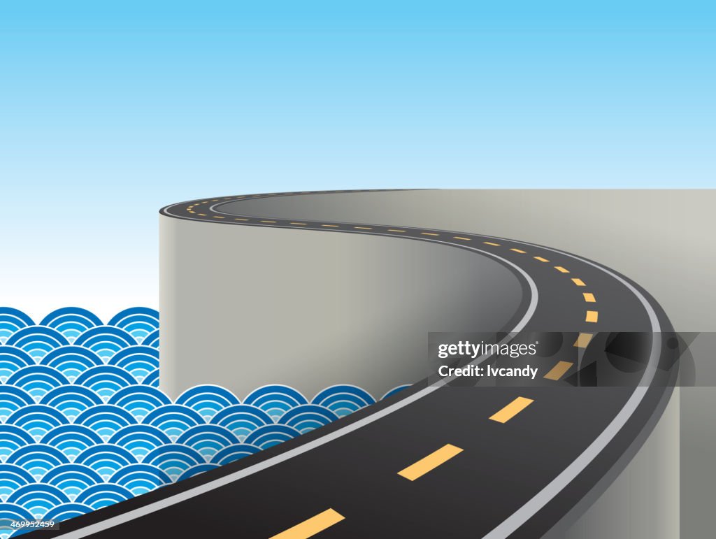 Route côtière (Breakwater)