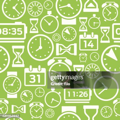 Time Vector Background Seamless Time Background High-Res Vector Graphic - Getty Images