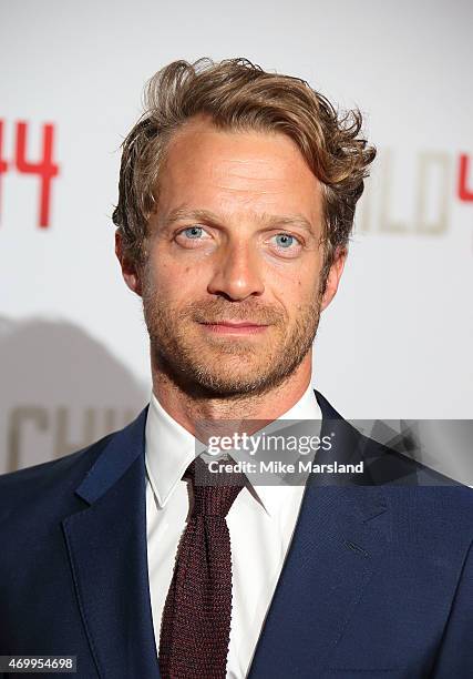 Tom Rob Smith attends the UK Premiere of "Child 44" at Vue West End on April 16, 2015 in London, England.