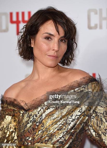 Noomi Rapace attends the UK Premiere of "Child 44" at Vue West End on April 16, 2015 in London, England.