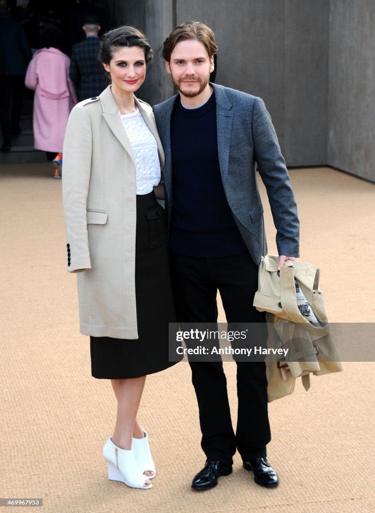 Burberry Prorsum: Red Carpet Arrivals - London Fashion Week AW14