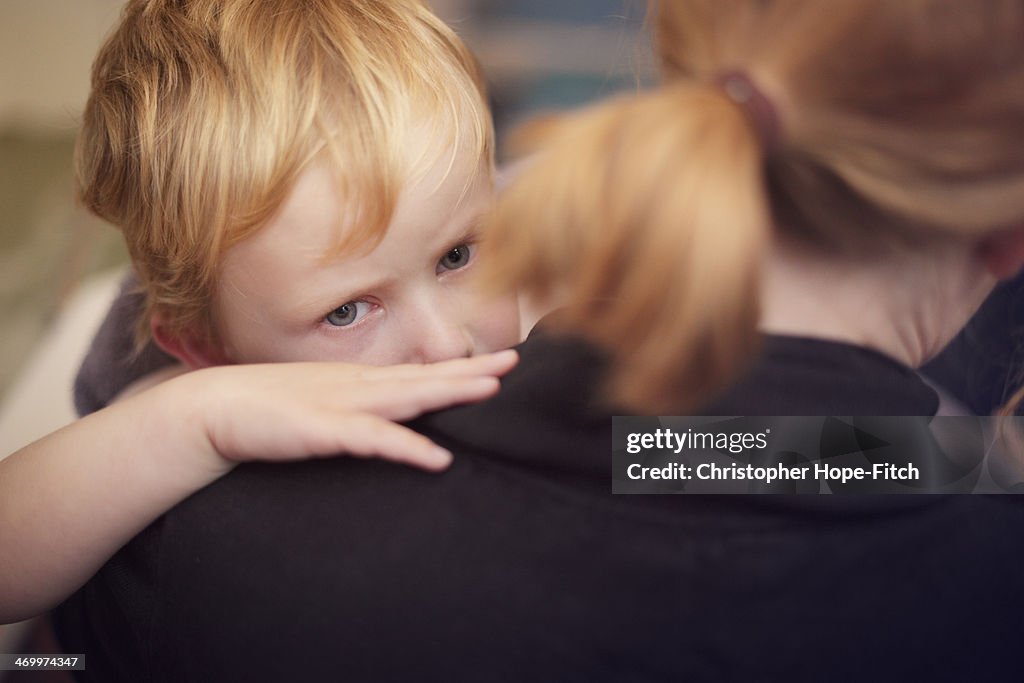 Resting on mummy