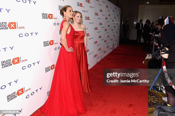 Co-founder, Delete Blood Cancer Katharina Harf and CEO, Delete Blood Cancer Carina Ortel attend the 9th Annual Delete Blood Cancer Gala on April 16,...