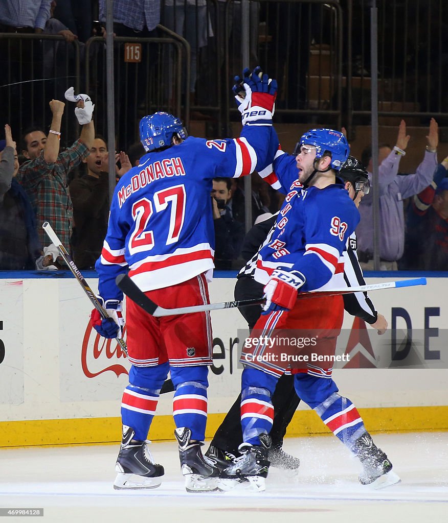 Pittsburgh Penguins v New York Rangers - Game One