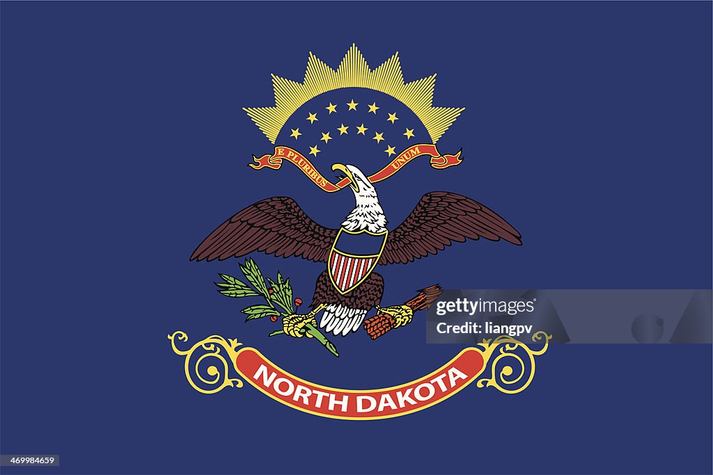 Bandera de Dakota del Norte