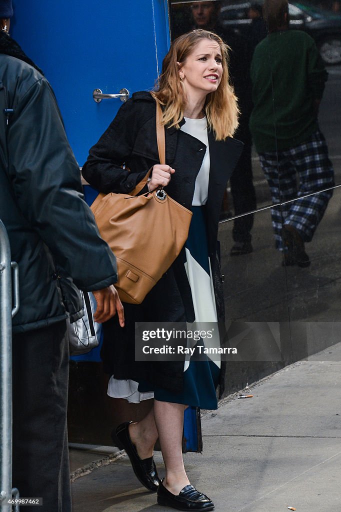 Celebrity Sightings In New York City - April 16, 2015