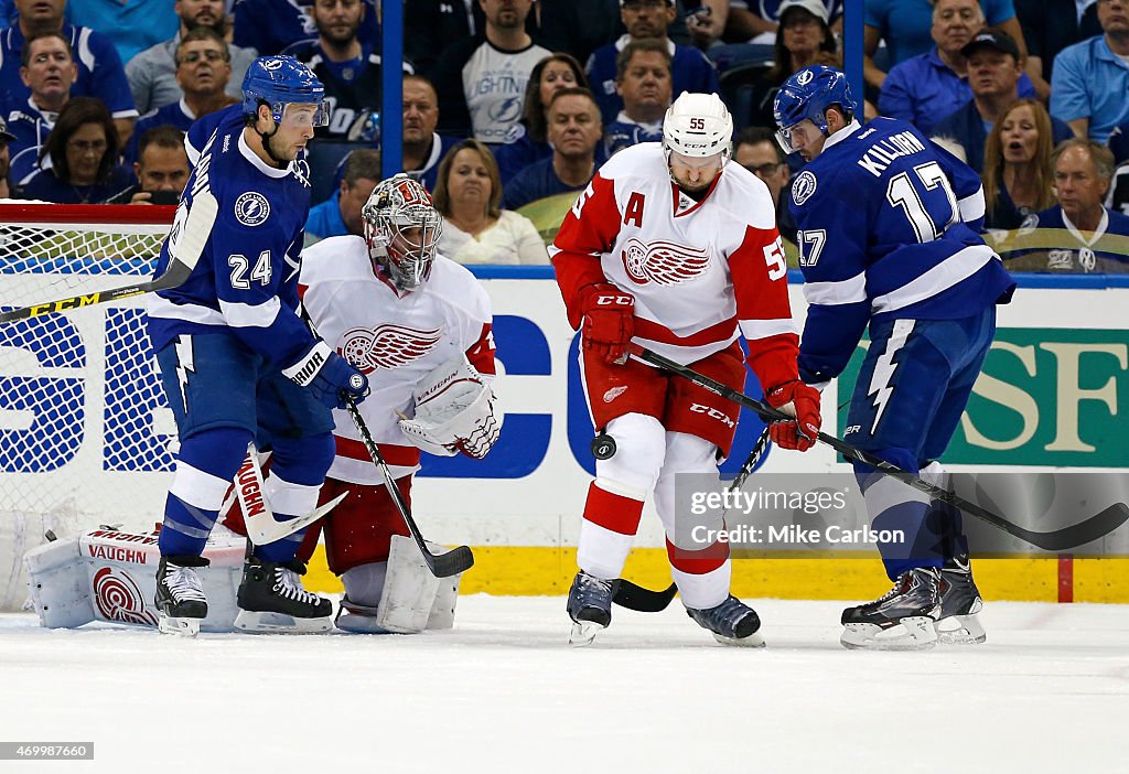 Detroit Red Wings v Tampa Bay Lightning - Game One