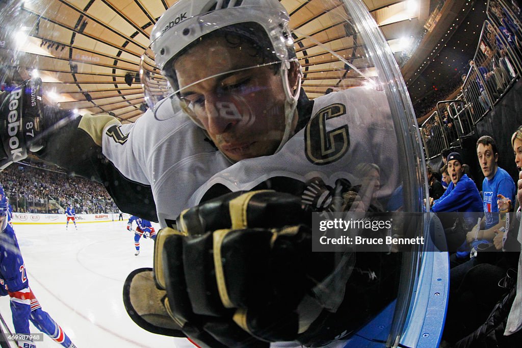 Pittsburgh Penguins v New York Rangers - Game One