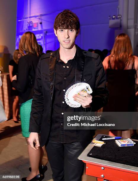 Eric Wilzig attends the Good Shepherd Services Spring Party 2015 hosted by Isaac Mizrahion on April 16, 2015 in New York City.