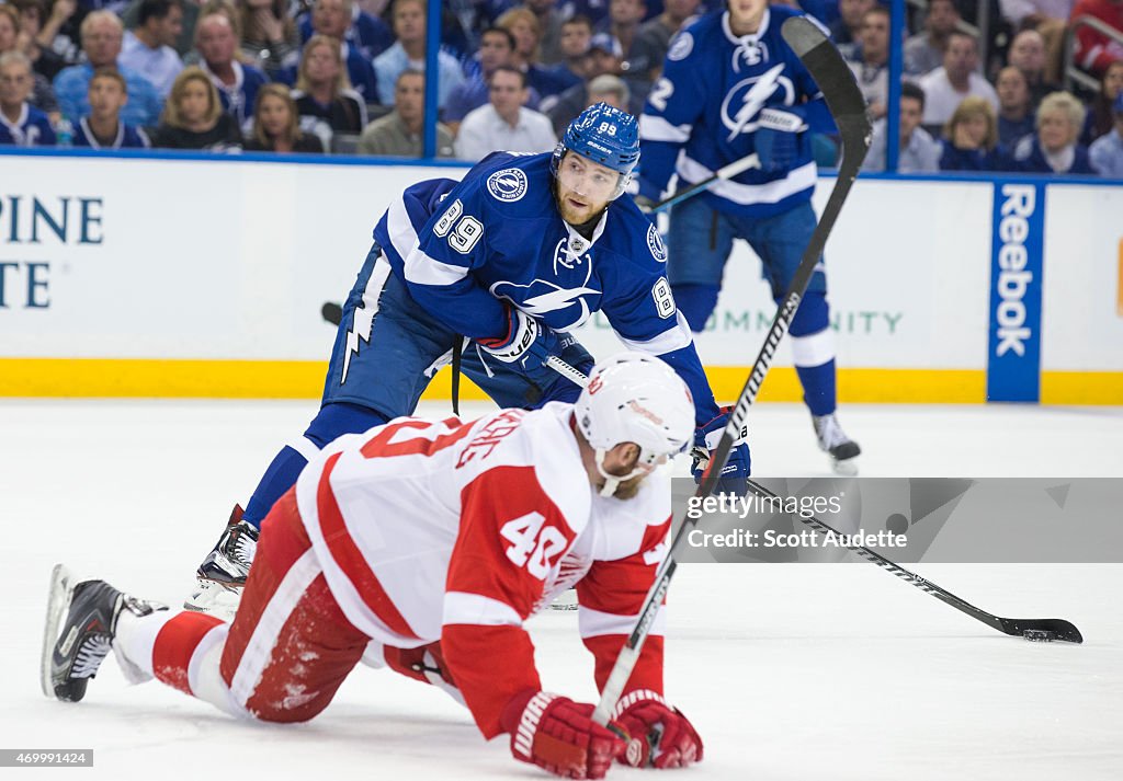 Detroit Red Wings v Tampa Bay Lightning - Game One