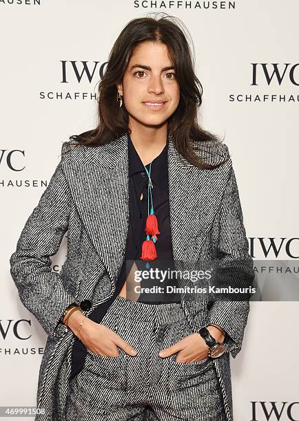 Author Leandra Medine attends the IWC Schaffhausen Third Annual "For the Love of Cinema" Gala during the Tribeca Film Festival on April 16, 2015 in...