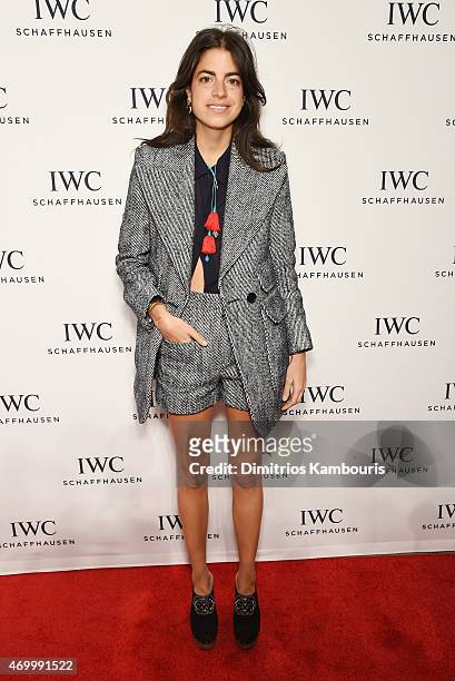 Author Leandra Medine attends the IWC Schaffhausen Third Annual "For the Love of Cinema" Gala during the Tribeca Film Festival on April 16, 2015 in...