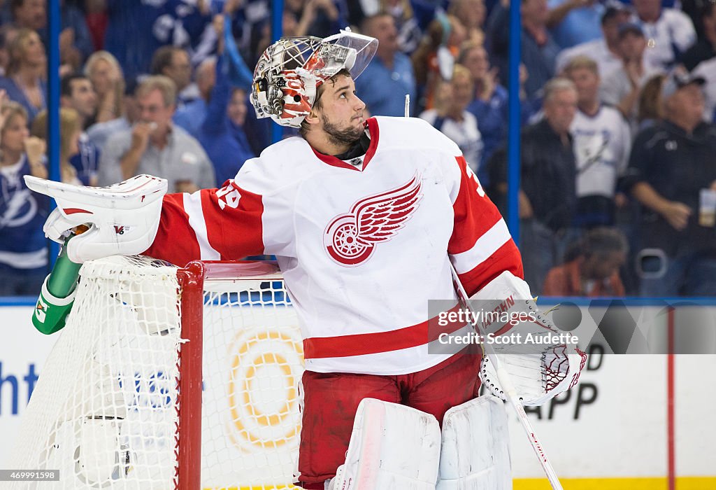 Detroit Red Wings v Tampa Bay Lightning - Game One