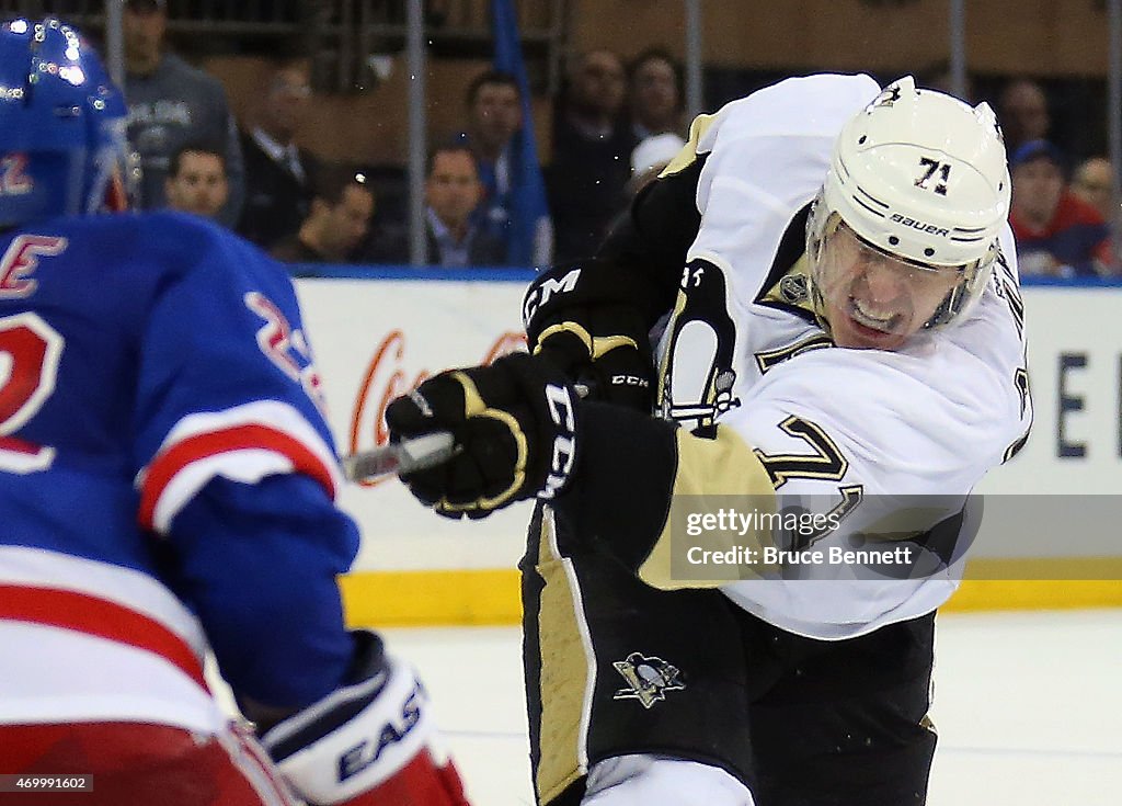 Pittsburgh Penguins v New York Rangers - Game One