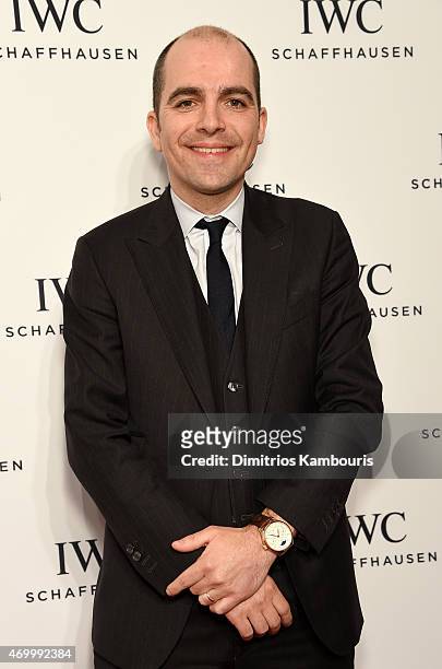 President North America at IWC Schaffhausen Edouard d'Arbaumont attends the IWC Schaffhausen Third Annual "For the Love of Cinema" Gala during the...