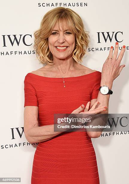 Actress Christine Lahti attends the IWC Schaffhausen Third Annual "For the Love of Cinema" Gala during the Tribeca Film Festival on April 16, 2015 in...