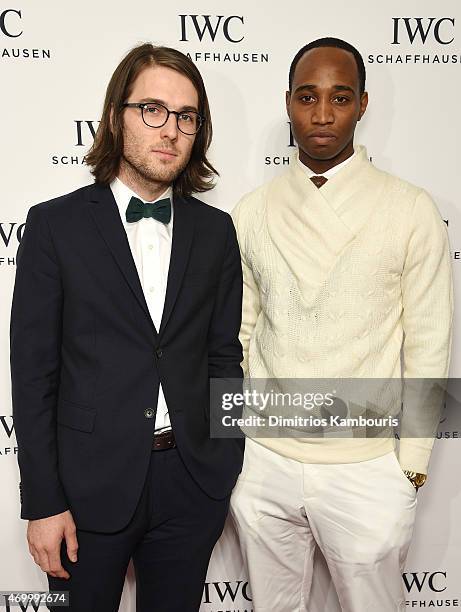 Filmmaker Jay Dockendorf and actor Kerwin Johnson attend the IWC Schaffhausen Third Annual "For the Love of Cinema" Gala during the Tribeca Film...