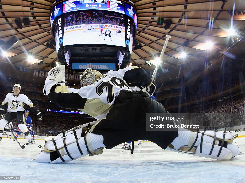 Pittsburgh Penguins v New York Rangers - Game One