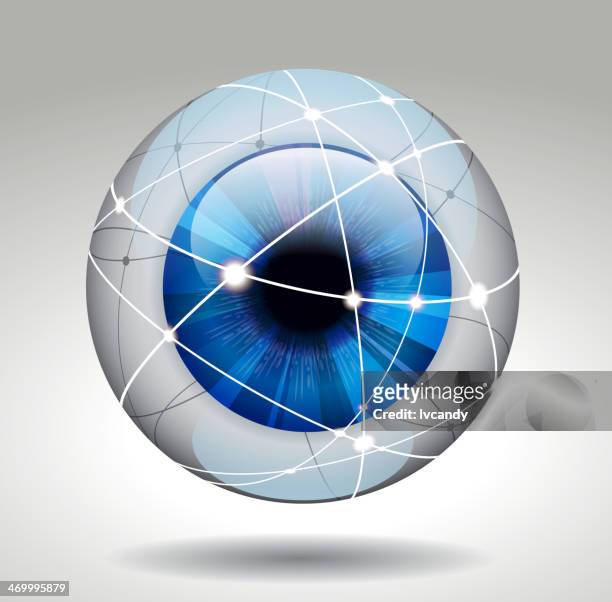 ilustraciones, imágenes clip art, dibujos animados e iconos de stock de protección ocular - iris eye