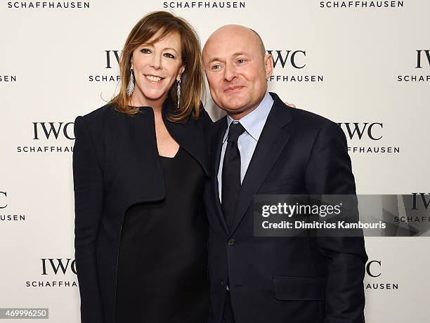 Tribeca Film Festival Co-founder Jane Rosenthal and IWC Schaffhausen CEO Georges Kern attend the IWC Schaffhausen Third Annual "For the Love of...