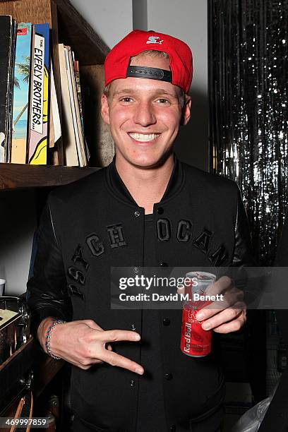 Jamie Laing attends the Storm LFW party hosted at the Red Bull Studios on February 17, 2014 in London, England.