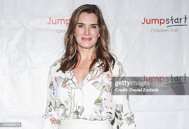 Brooke Shields attends the Scribbles To Novels 10th Anniversary Gala at Pier Sixty at Chelsea Piers on April 16, 2015 in New York City.