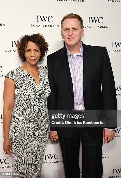 Actor Michael Rapaport and Kebe Dunn attend the IWC Schaffhausen Third Annual "For the Love of Cinema" Gala during the Tribeca Film Festival on April...