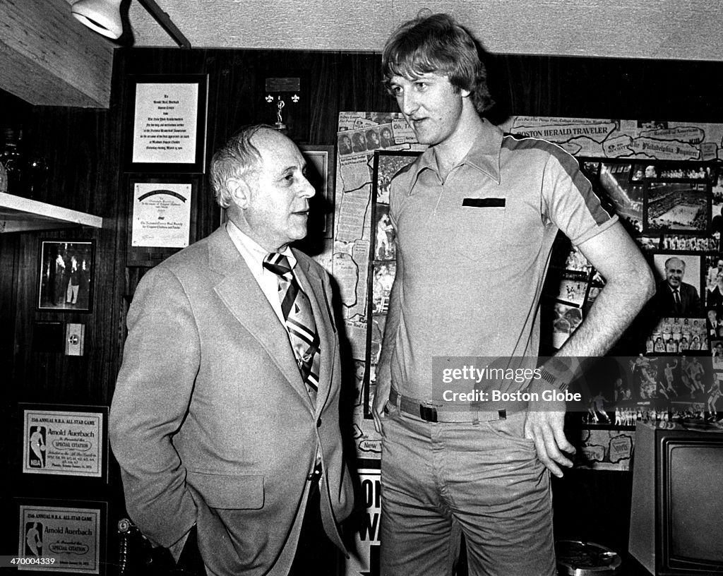 Larry Bird And Red Auerbach