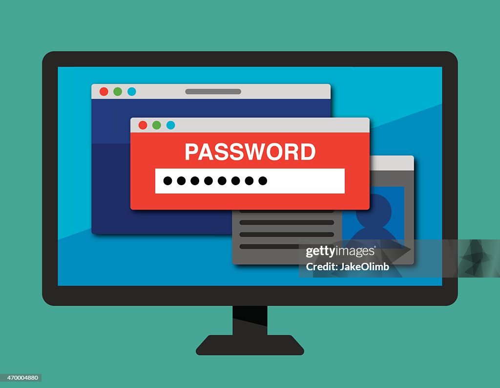 Password Computer High-Res Vector Graphic - Getty Images