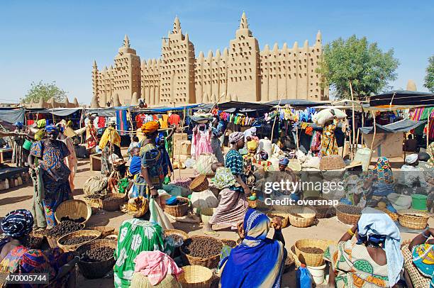 mercado africano - mali imagens e fotografias de stock