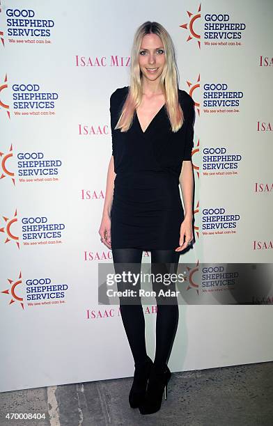 Model Hildie Girstad attends the Good Shepherd Services Spring Party 2015 hosted by Isaac Mizrahi on April 16, 2015 in New York City, United States.