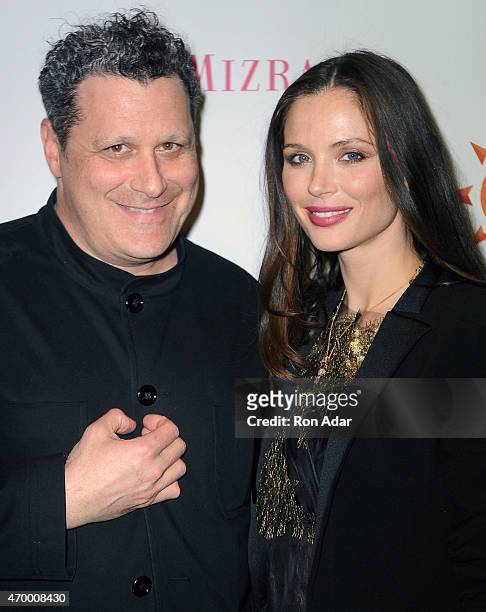 Designers Isaac Mizrahi and Georgina Chapman attend the Good Shepherd Services Spring Party 2015 hosted by Isaac Mizrahi on April 16, 2015 in New...