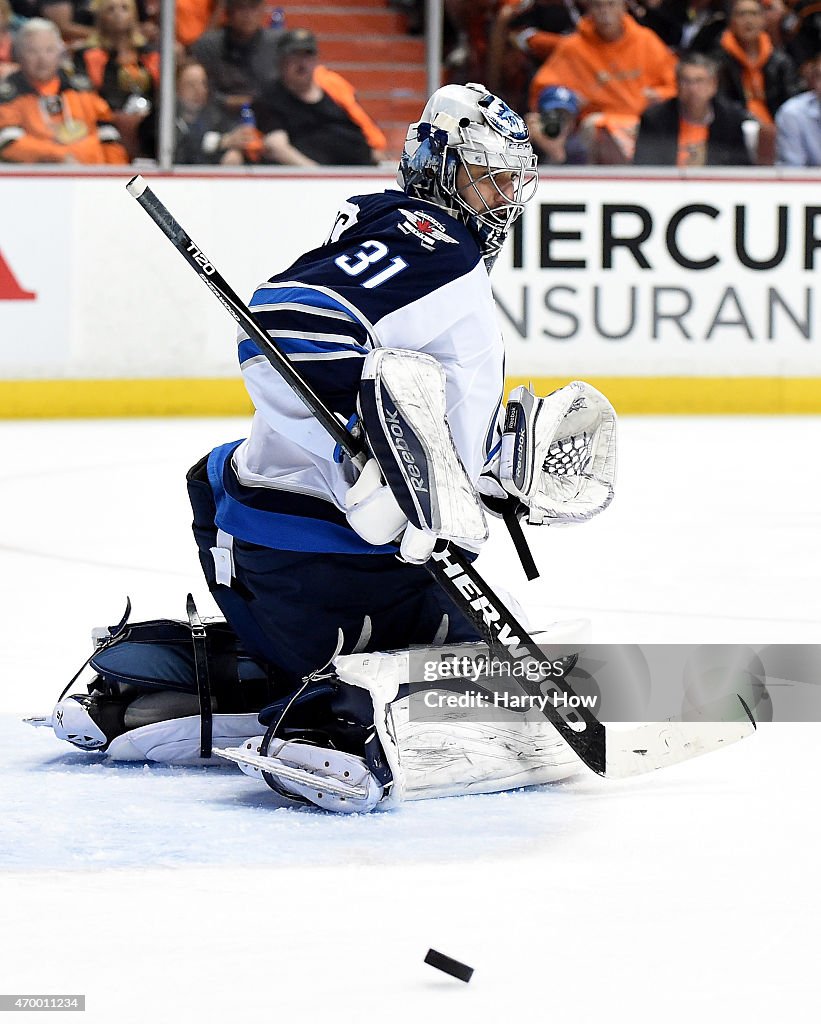 Winnipeg Jets v Anaheim Ducks - Game One