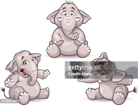 122 Elephant Sitting High Res Illustrations - Getty Images