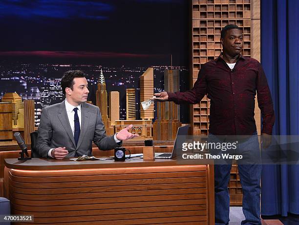 Tracy Morgan visits "The Tonight Show Starring Jimmy Fallon" at Rockefeller Center on February 17, 2014 in New York City.