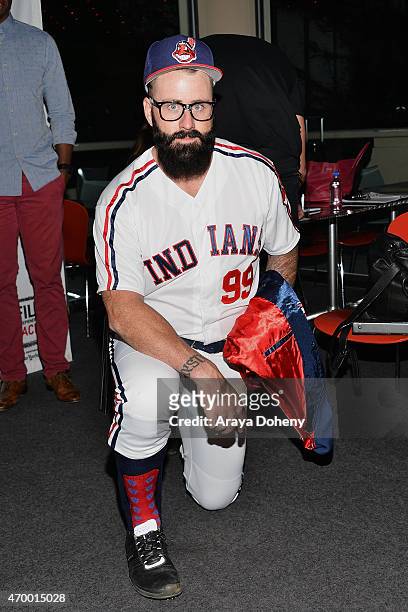 Brian Wilson performs at the Film Independent at LACMA Live Read of "Major League" at Bing Theatre At LACMA on April 16, 2015 in Los Angeles,...
