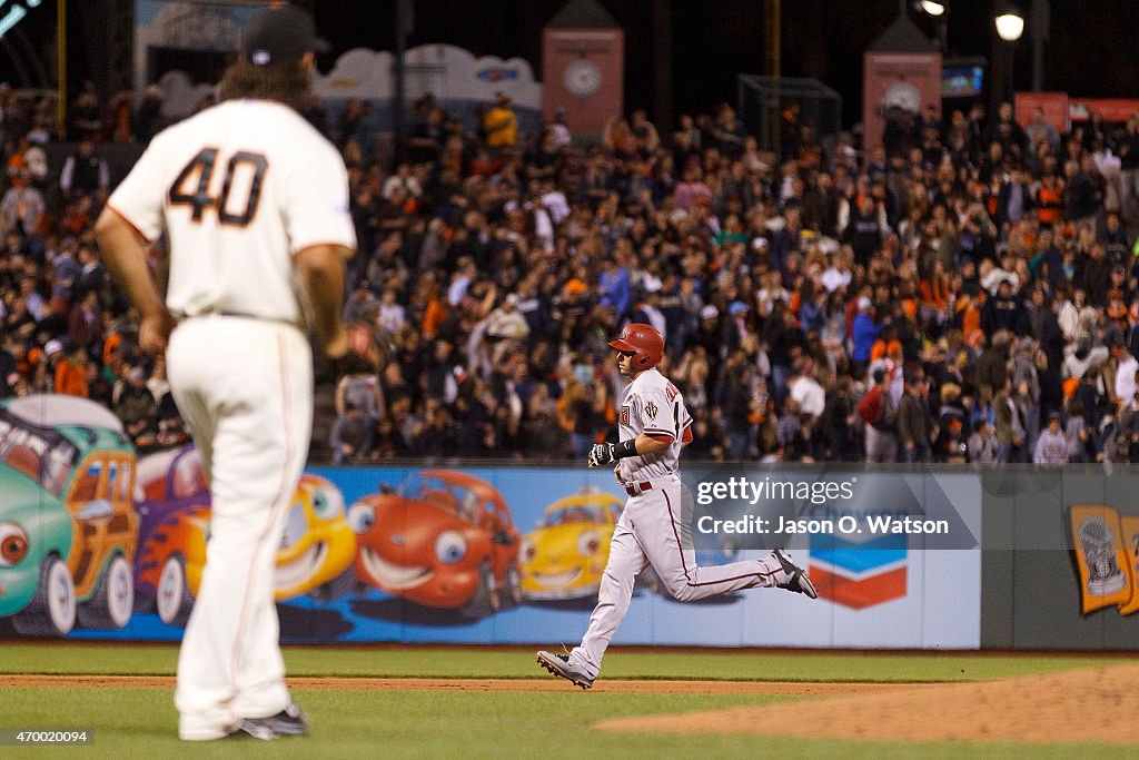 Arizona Diamondbacks v San Francisco Giants