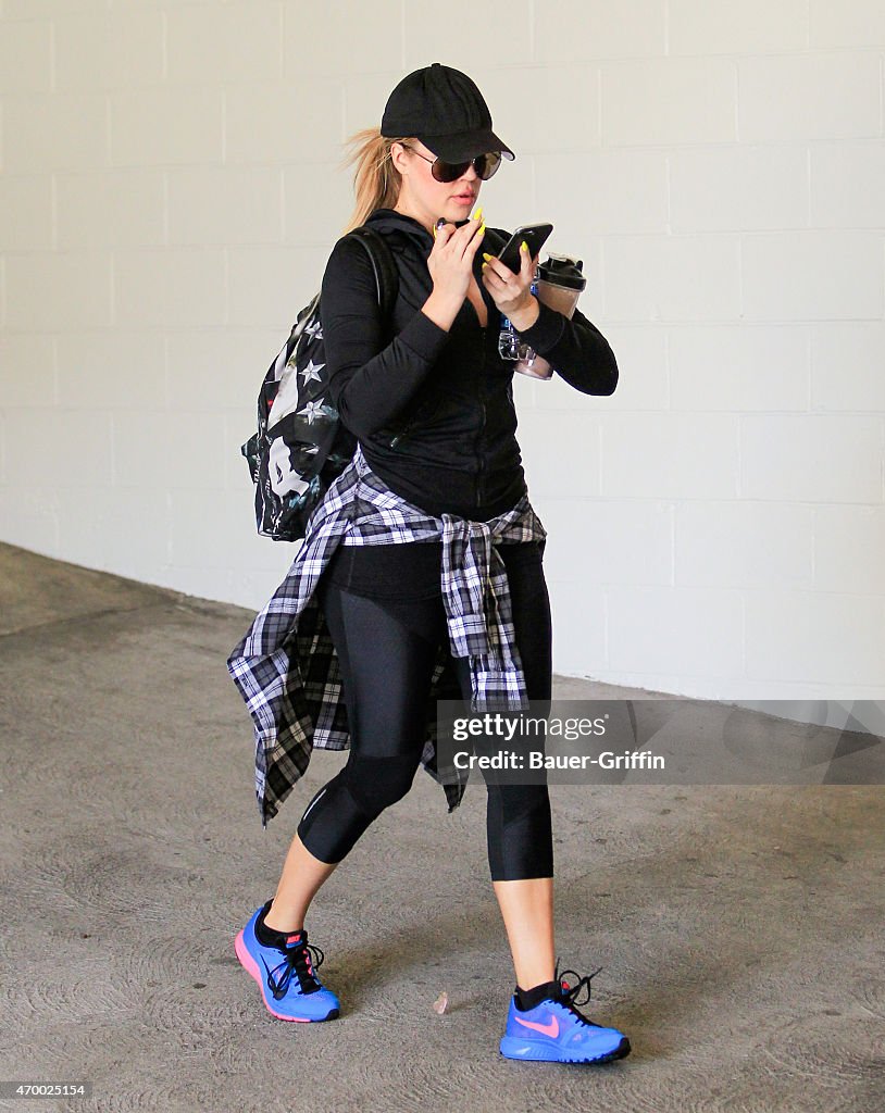 Celebrity Sightings In Los Angeles - April 16, 2015