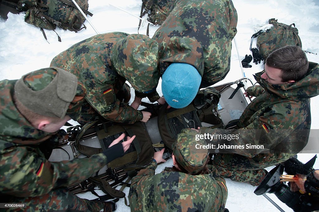 Bundeswehr Holds Alpine Adventure Camp 2014