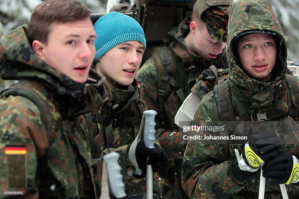 Bundeswehr Holds Alpine Adventure Camp 2014