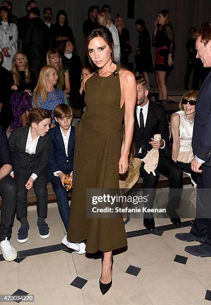 Victoria Beckham attends the Burberry "London in Los Angeles" event at Griffith Observatory on April 16, 2015 in Los Angeles, California.