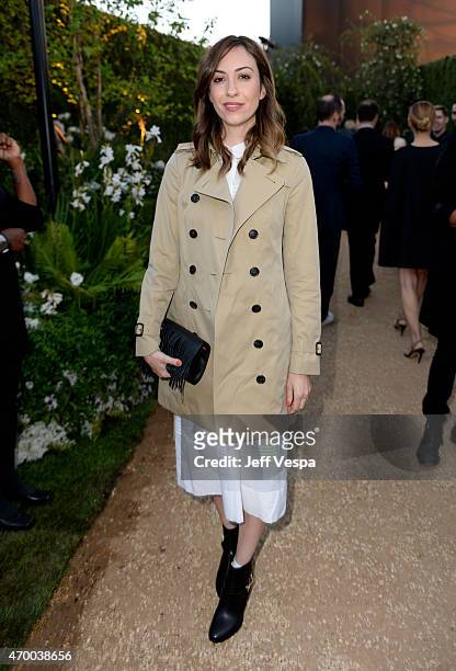 Director Gia Coppola attends the Burberry "London in Los Angeles" event at Griffith Observatory on April 16, 2015 in Los Angeles, California.
